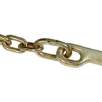 (2) G70 5/16''x10' Transport Tow Chain J Hook Long Shank w/ R T J&Grab Hook