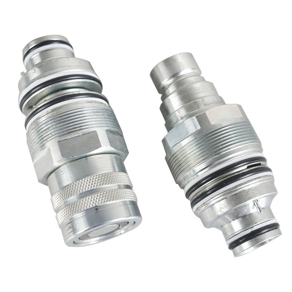 6679837 6680018 Male & Female Flat Face Coupler Kit For Bobcat T250,T300,T320