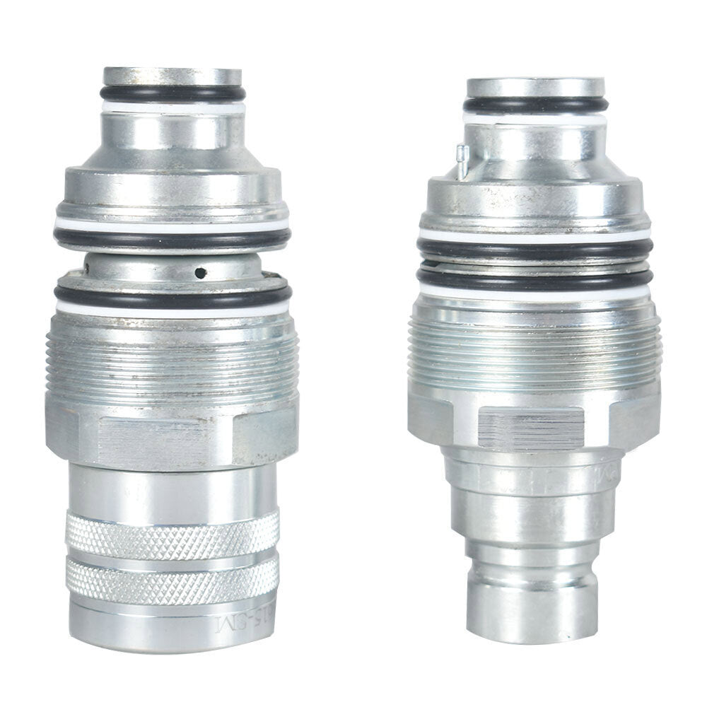 6679837 6680018 Male & Female Flat Face Coupler Kit For Bobcat T250,T300,T320