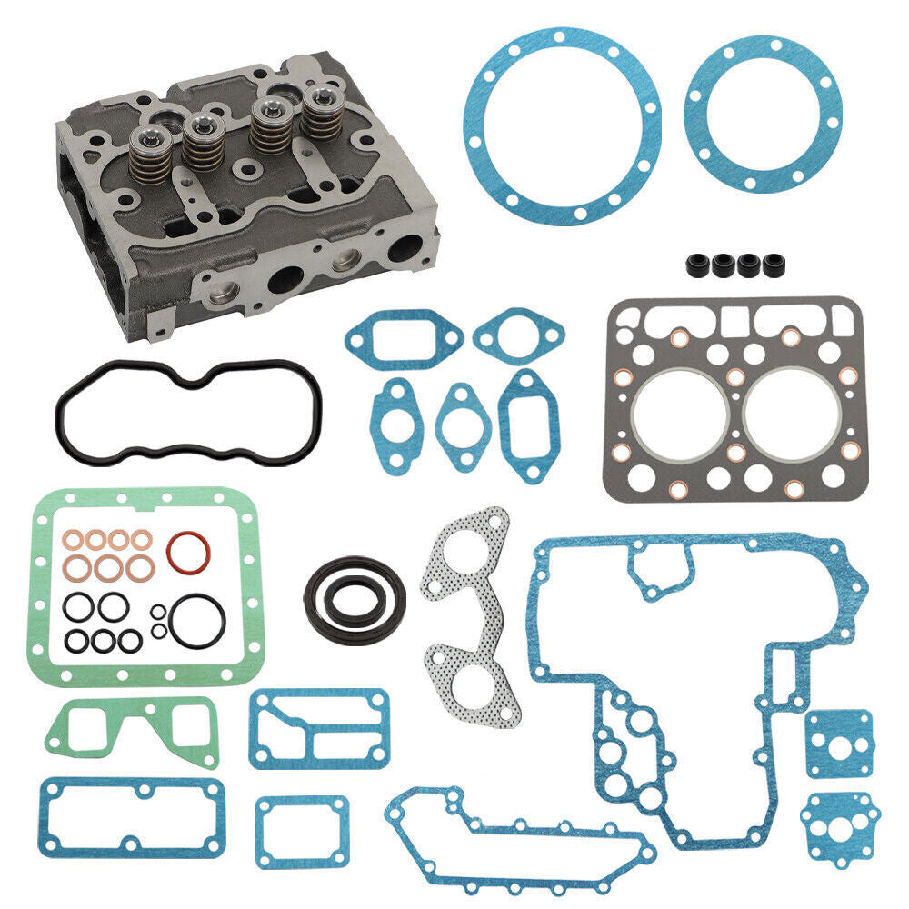 Complete Cylinder Head & Gasket Kit For Kubota Z750 Z751 B7000 L175 L185 L1500