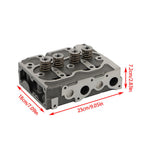 Complete Cylinder Head & Gasket Kit For Kubota Z750 Z751 B7000 L175 L185 L1500