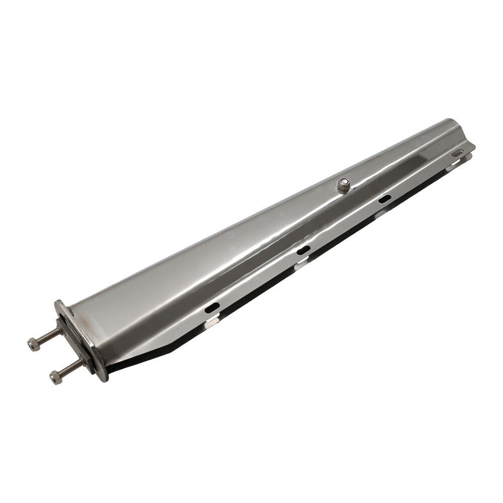 Semi Truck Tapered 30" Stainless Steel Straight Mud Flap Hanger 2 1/2" Bolt
