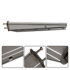 Semi Truck Tapered 30" Stainless Steel Straight Mud Flap Hanger 2 1/2" Bolt