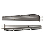 Semi Truck Tapered 30" Stainless Steel Straight Mud Flap Hanger 2 1/2" Bolt