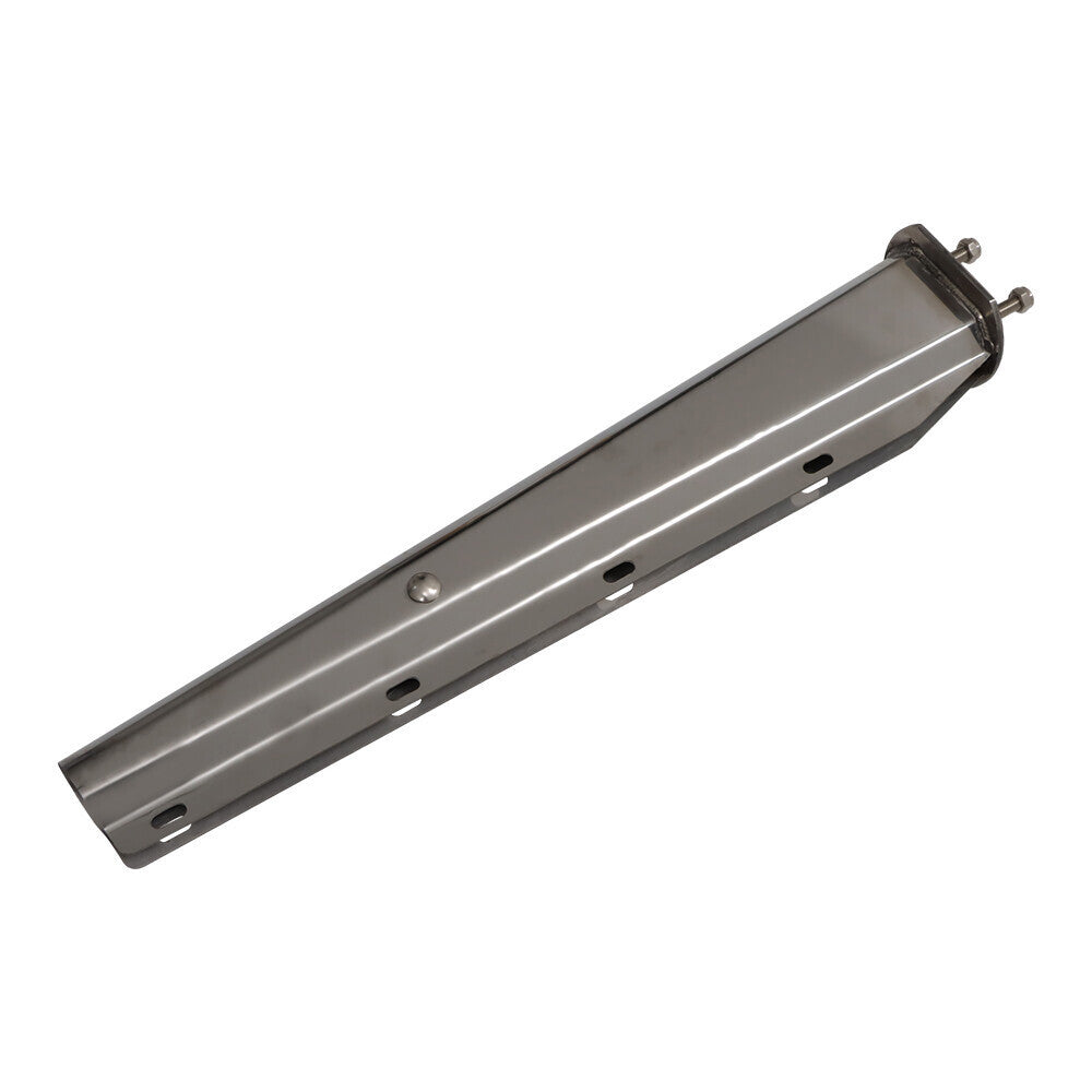 Semi Truck Tapered 30" Stainless Steel Straight Mud Flap Hanger 2 1/2" Bolt