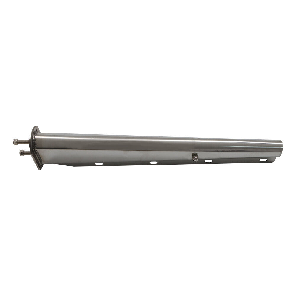 Semi Truck Tapered 30" Stainless Steel Straight Mud Flap Hanger 2 1/2" Bolt