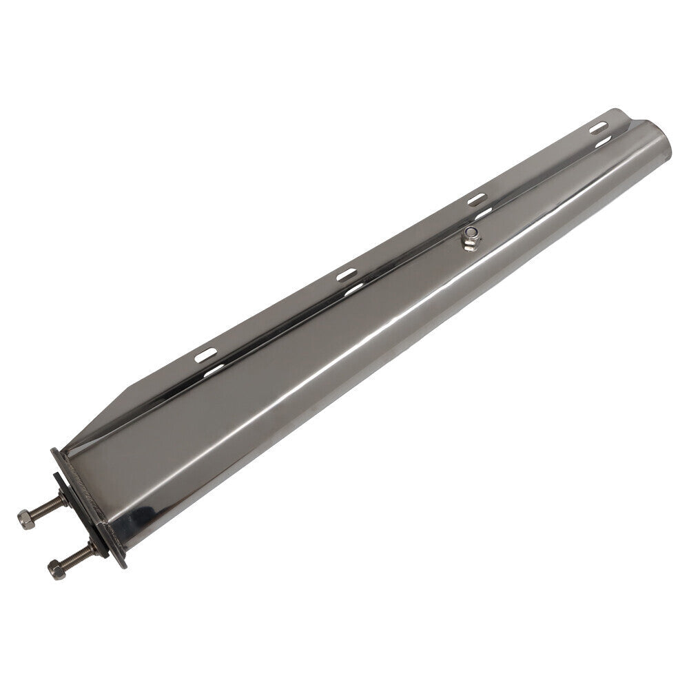 Semi Truck Tapered 30" Stainless Steel Straight Mud Flap Hanger 2 1/2" Bolt