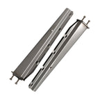 Semi Truck Tapered 30" Stainless Steel Straight Mud Flap Hanger 2 1/2" Bolt