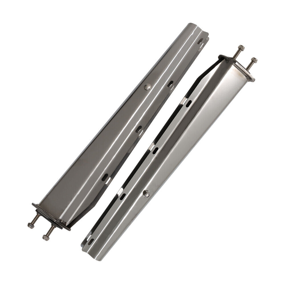 Semi Truck Tapered 30" Stainless Steel Straight Mud Flap Hanger 2 1/2" Bolt