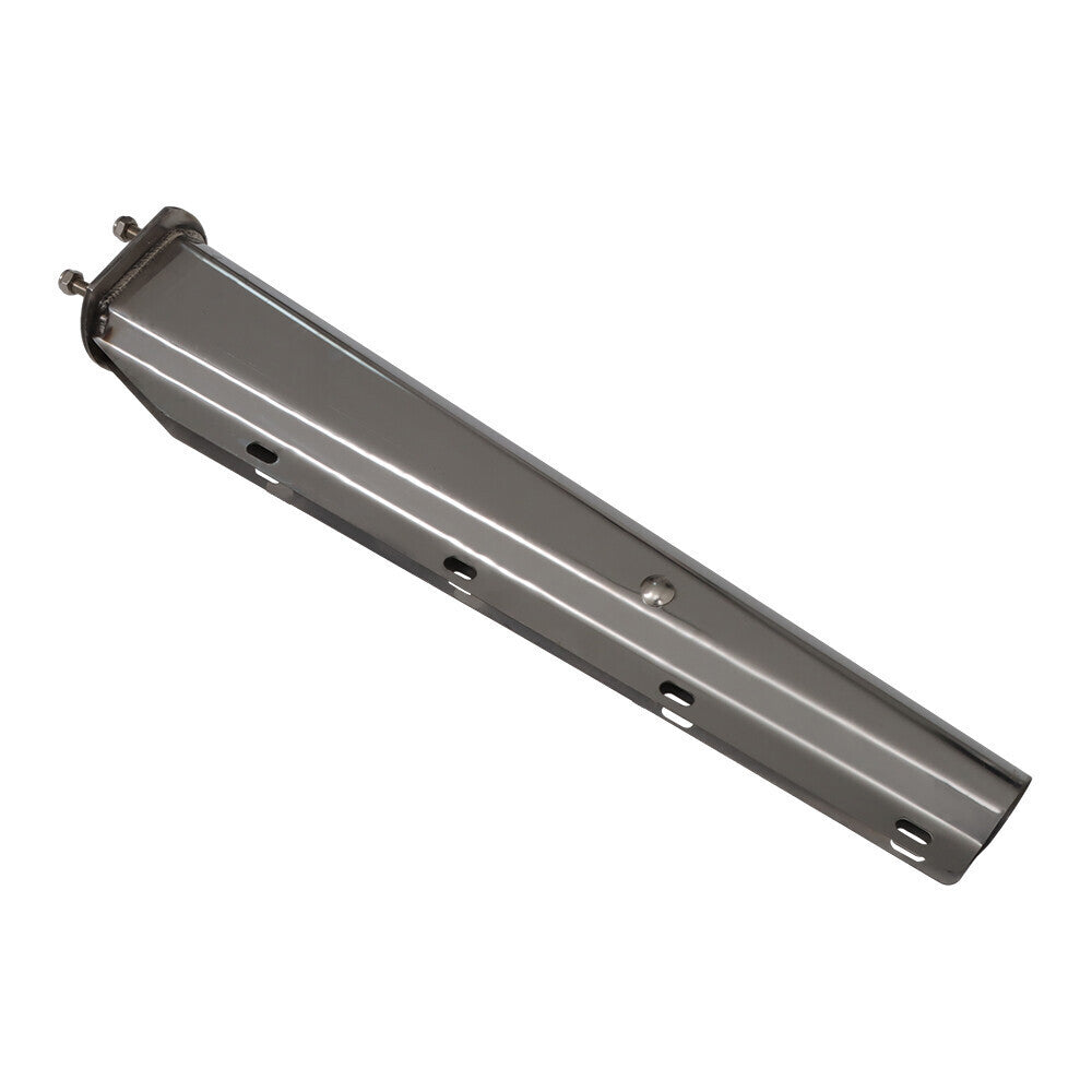 Semi Truck Tapered 30" Stainless Steel Straight Mud Flap Hanger 2 1/2" Bolt