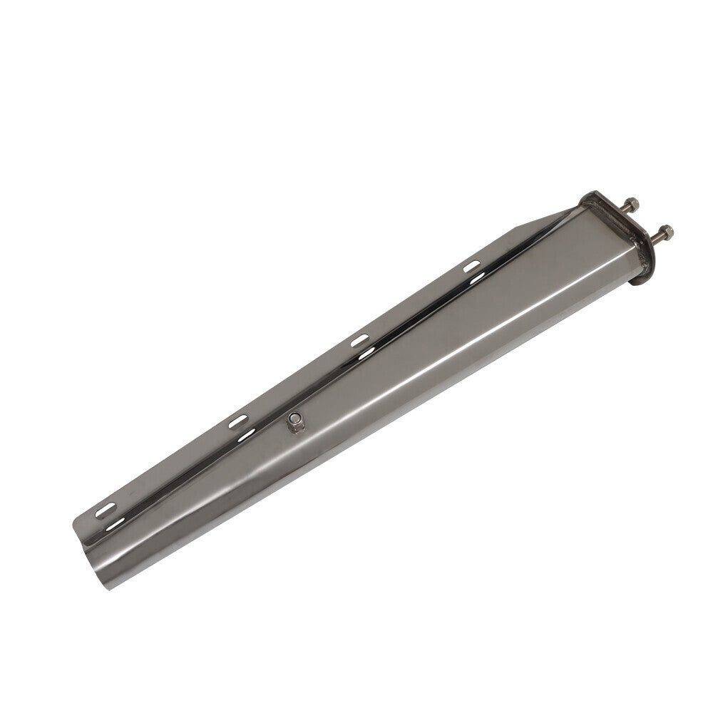 Semi Truck Tapered 30" Stainless Steel Straight Mud Flap Hanger 2 1/2" Bolt