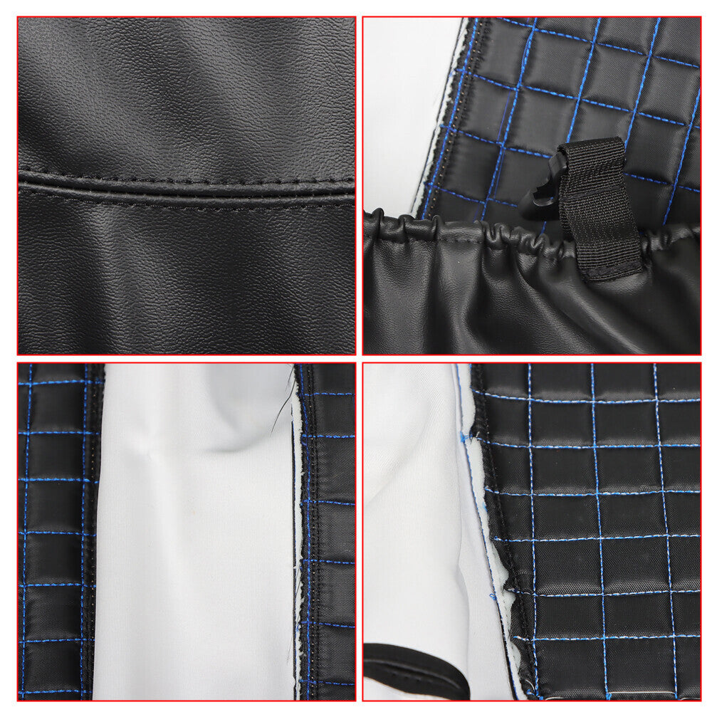 Golf Cart Front Seat Cover Kit No Staple Blue Color Set For E-Z-GO TXT 1994-2013