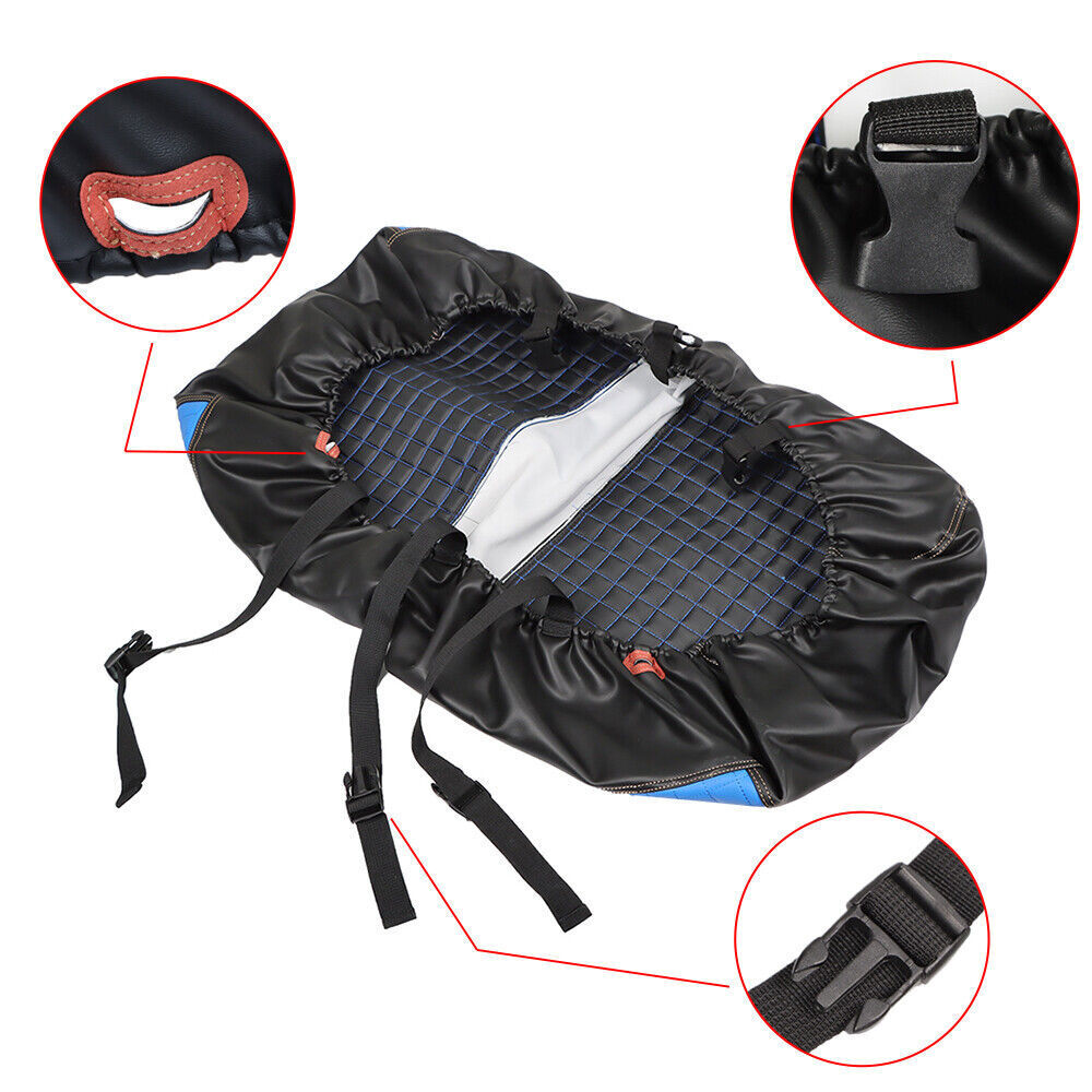 Golf Cart Front Seat Cover Kit No Staple Blue Color Set For E-Z-GO TXT 1994-2013