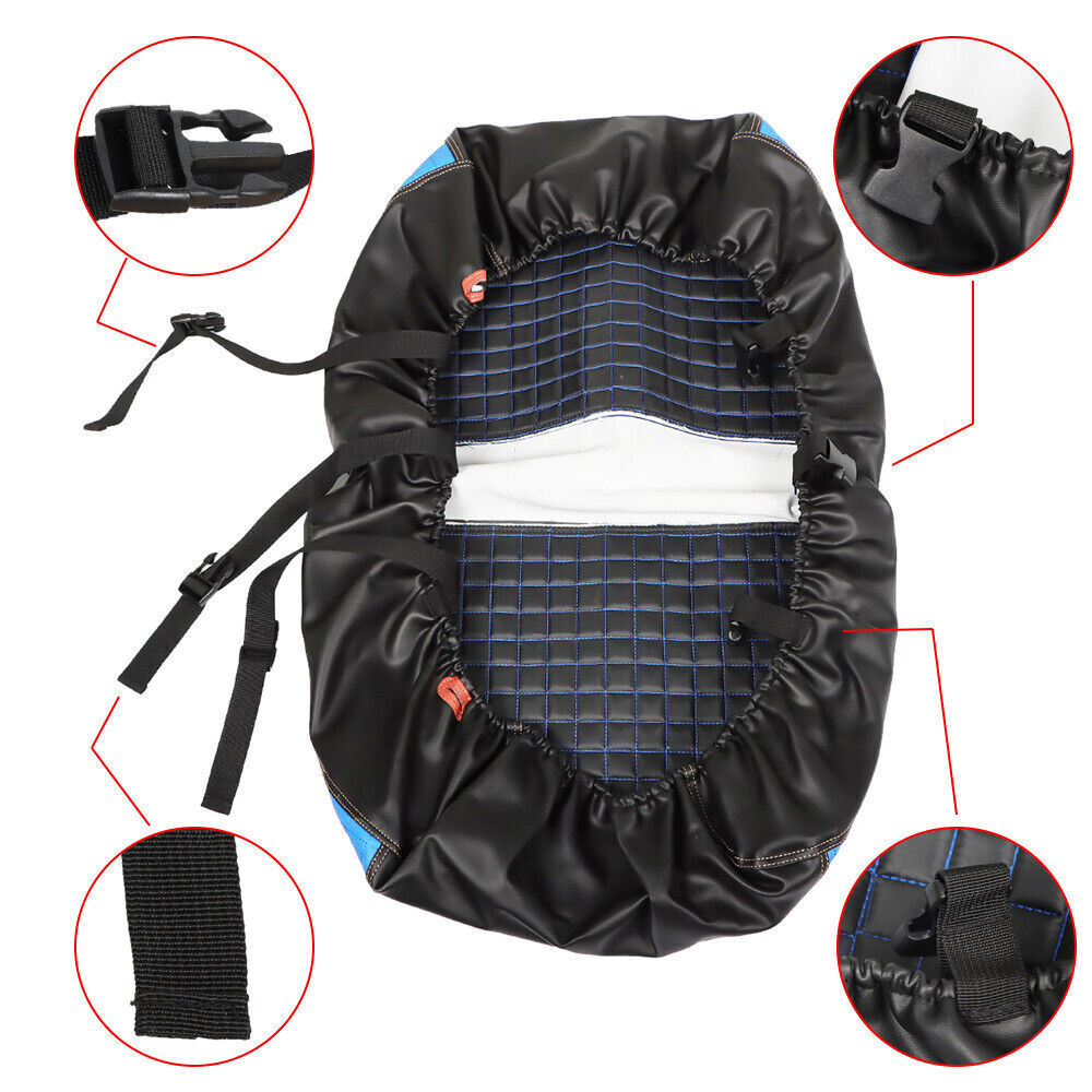 Golf Cart Front Seat Cover Kit No Staple Blue Color Set For E-Z-GO TXT 1994-2013