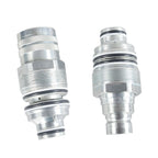 Male & Female Flat Face Coupler Kit #6679837 6680018 For Bobcat T250,T300,T320