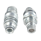 Male & Female Flat Face Coupler Kit #6679837 6680018 For Bobcat T250,T300,T320