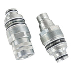 Male & Female Flat Face Coupler Kit #6679837 6680018 For Bobcat T250,T300,T320