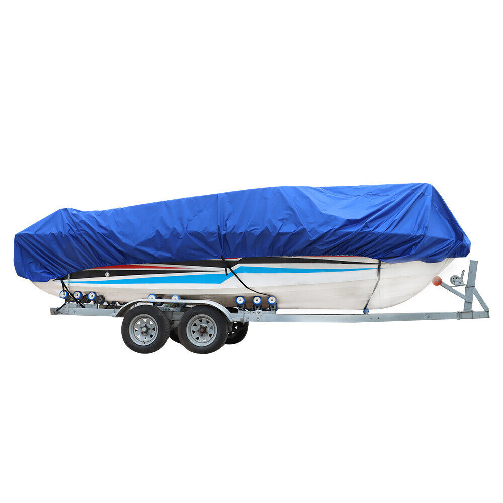 Heavy Duty Waterproof Boat Cover For Trailerable Pontoon / V-Hull Fishing 95"