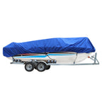 Heavy Duty Waterproof Boat Cover For Trailerable Pontoon / V-Hull Fishing 95"