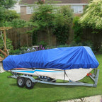 Heavy Duty Waterproof Boat Cover For Trailerable Pontoon / V-Hull Fishing 95"