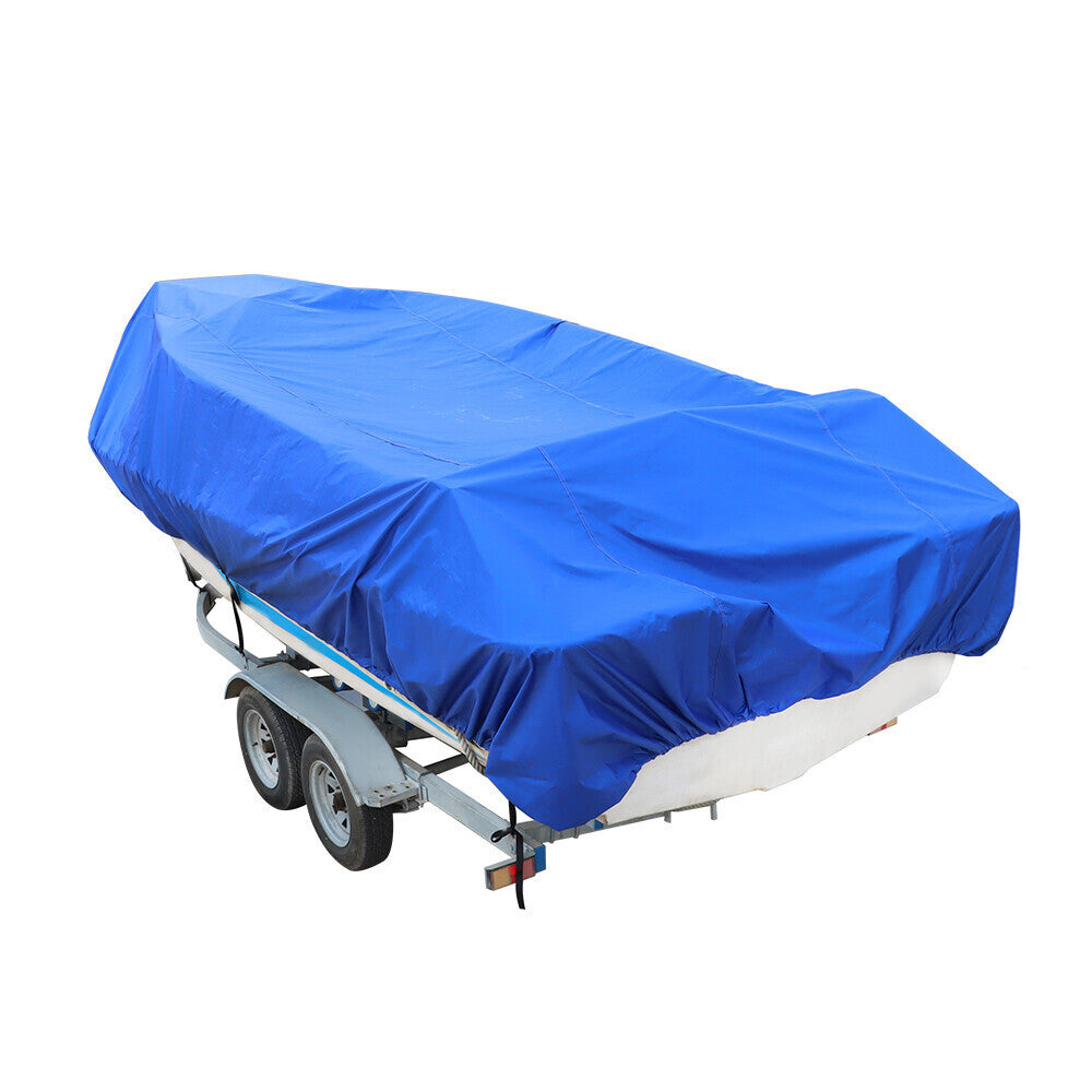 Heavy Duty Waterproof Boat Cover For Trailerable Pontoon / V-Hull Fishing 95"