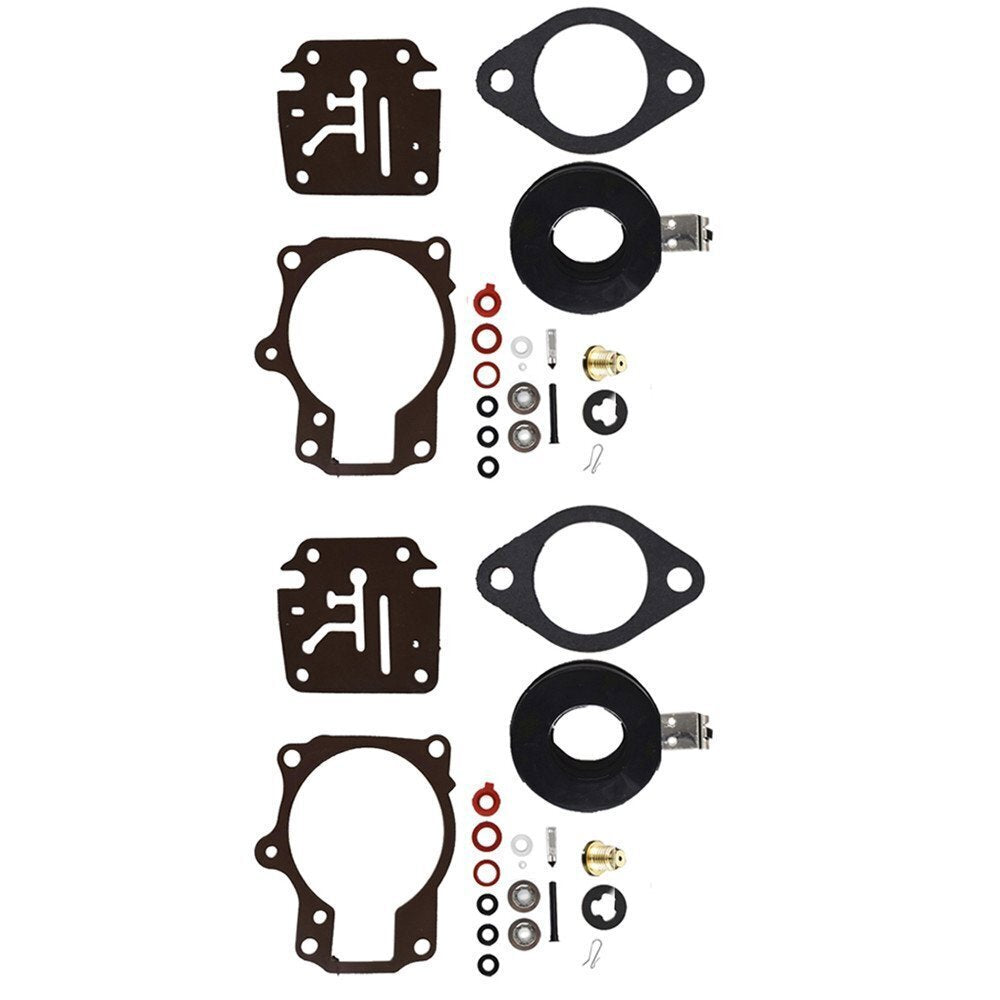 2 Carburetor Rebuild Kit For Johnson Evinrude 70HP 75HP 396701 392061 398729