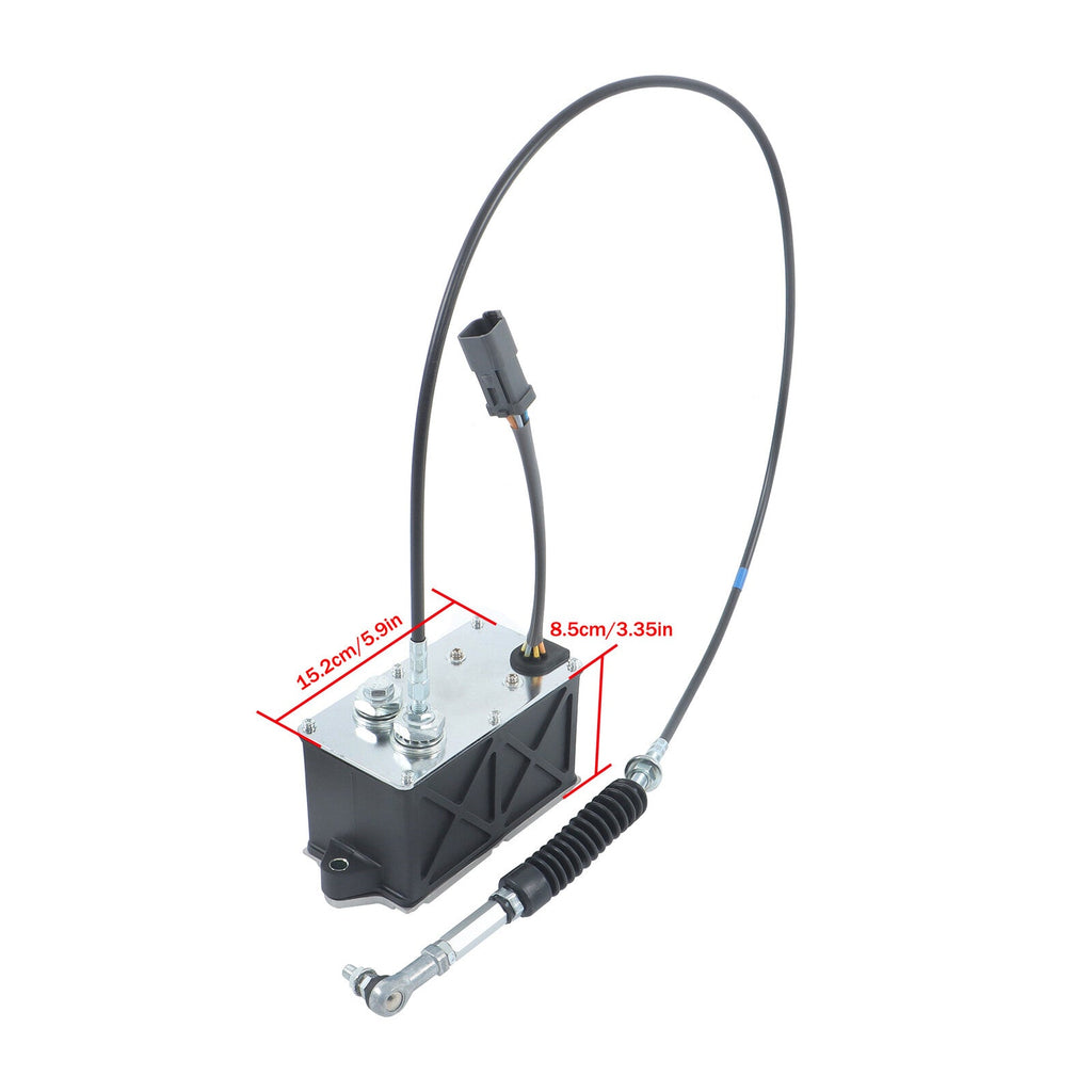 247-5235 Throttle Motor For Caterpillar CAT Single Throttle Cable 6 Pins Plug
