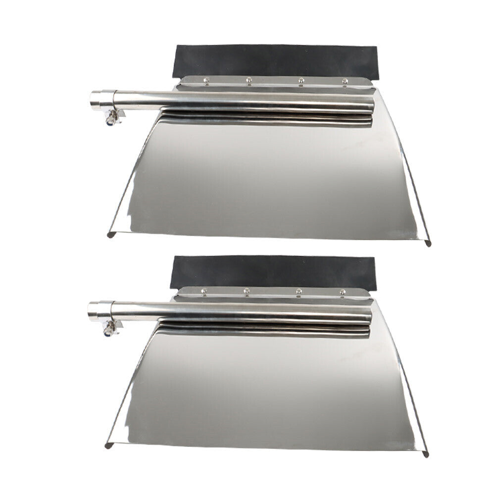 24"x24" Quarter Fender Set Stainless Steel Semi Truck Fit For Semi Truck Fender