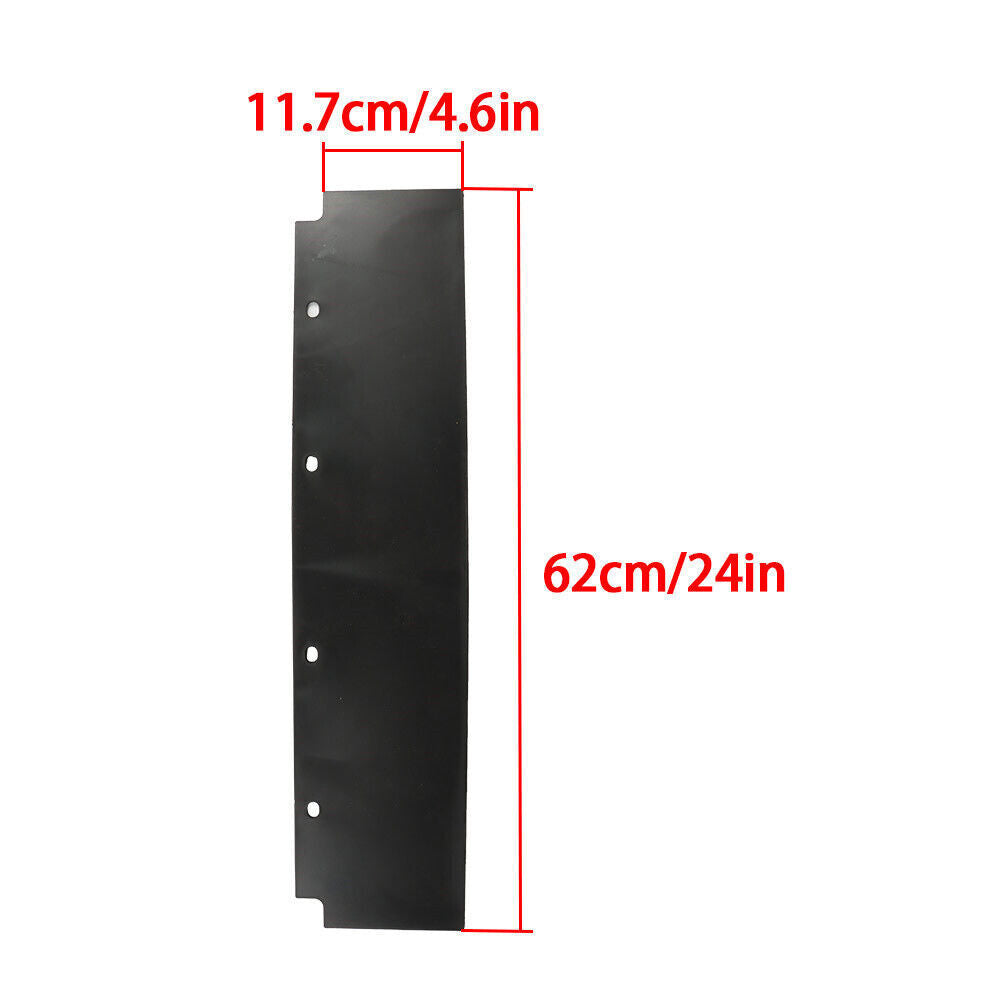 24"x24" Quarter Fender Set Stainless Steel Semi Truck Fit For Semi Truck Fender