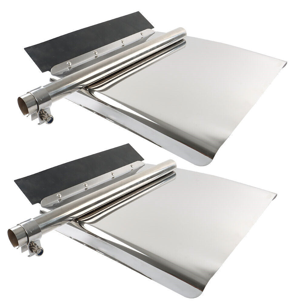 24"x24" Quarter Fender Set Stainless Steel Semi Truck Fit For Semi Truck Fender