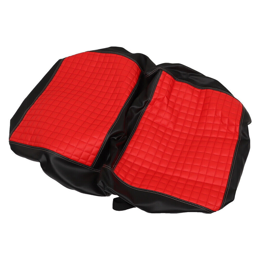Red Color Front and Rear Seat Covers For E-Z-Go RXV 2008-Up Modles Golf Cart