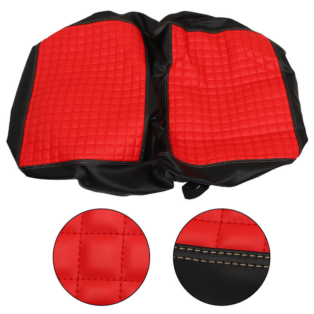 Red Color Front and Rear Seat Covers For E-Z-Go RXV 2008-Up Modles Golf Cart