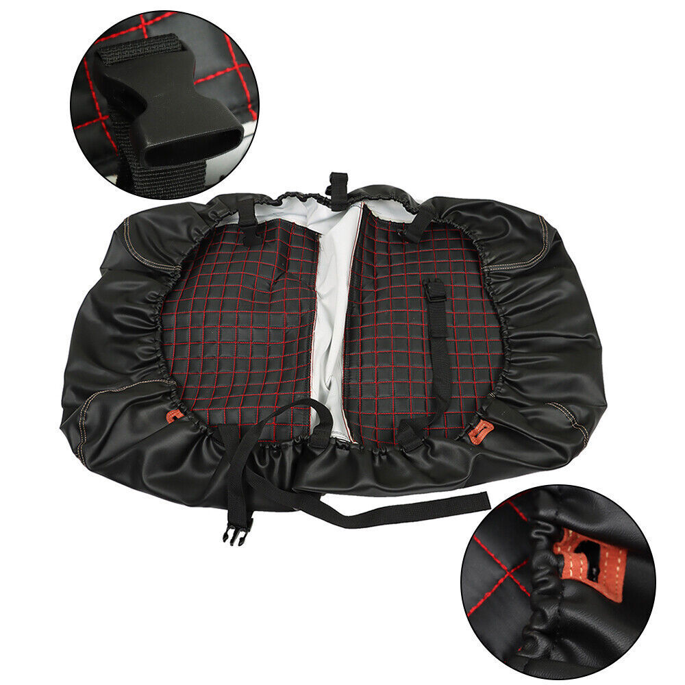 Red Color Front and Rear Seat Covers For E-Z-Go RXV 2008-Up Modles Golf Cart