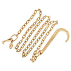 5/16" x 10' Grade 70 Long Shank J hook Tow Chain Wrecker Chain Hook
