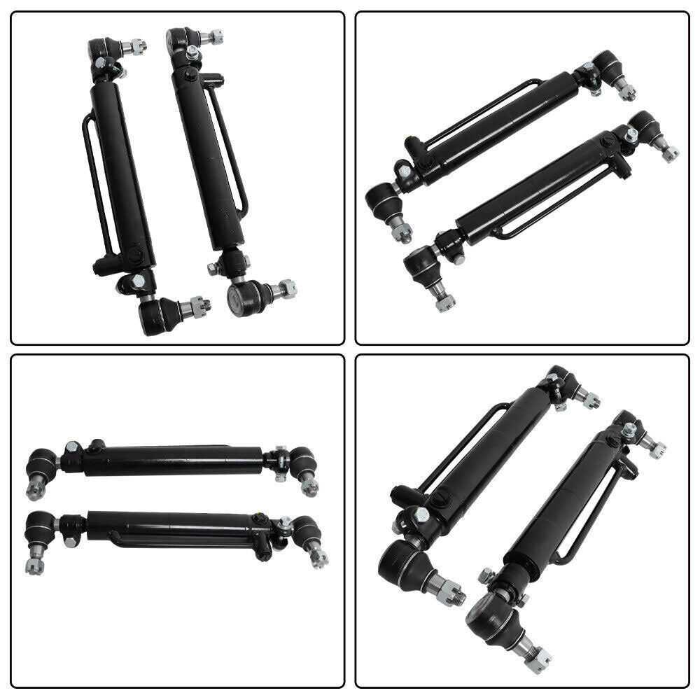 2 PCS D128454 D84800 Power Steering Cylinder Compatible For Case 580 580C 580D