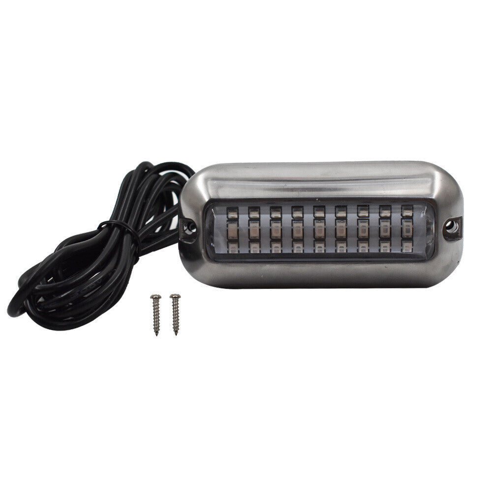 For 3.5" Marine/Boat 27 Blue LED Underwater Pontoon Boat Transom Lights 543693