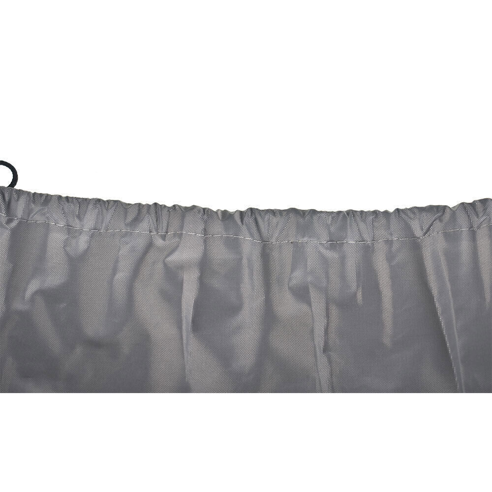 20-22ft V-Hull Boat Cover Runabout Trailerable Fishing Ski Bass Waterproof Grey