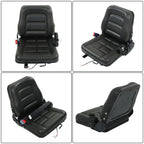 Universal Forklift Seat Fold Down w/ Safety Belt For Tractor Loader Excavator