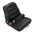 Universal Forklift Seat Fold Down w/ Safety Belt For Tractor Loader Excavator