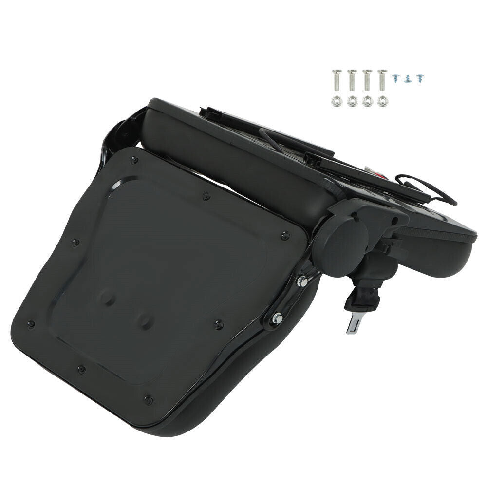Universal Forklift Seat Fold Down w/ Safety Belt For Tractor Loader Excavator