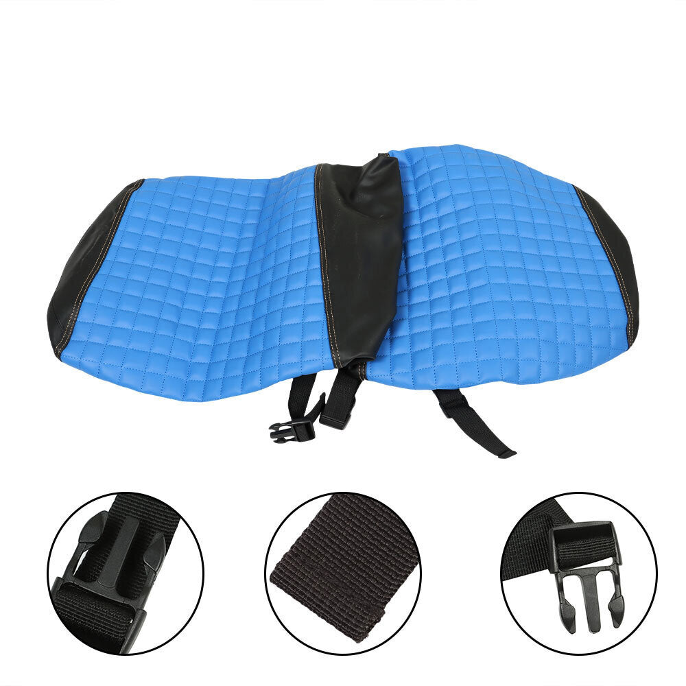 Golf Cart Front Seat Cover Fits For Club Car DS Models-No Need Staple Blue Color