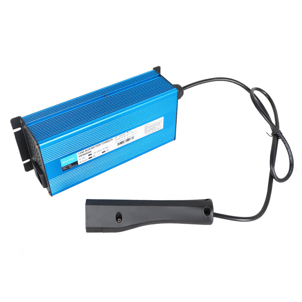 Golf Carts With Trickle Charge 48V 10A Battery Charger For E-Z-Go RXV - Blue