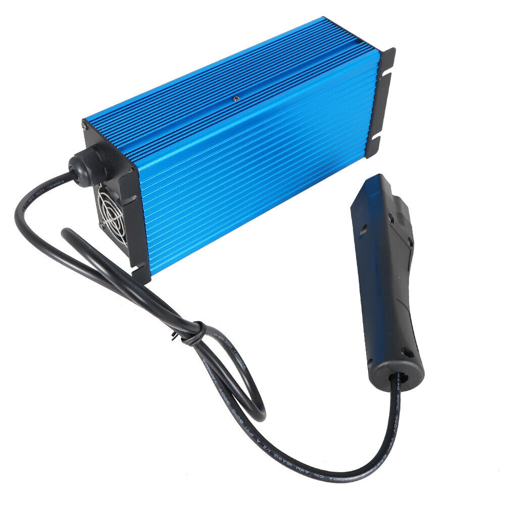 Golf Carts With Trickle Charge 48V 10A Battery Charger For E-Z-Go RXV - Blue