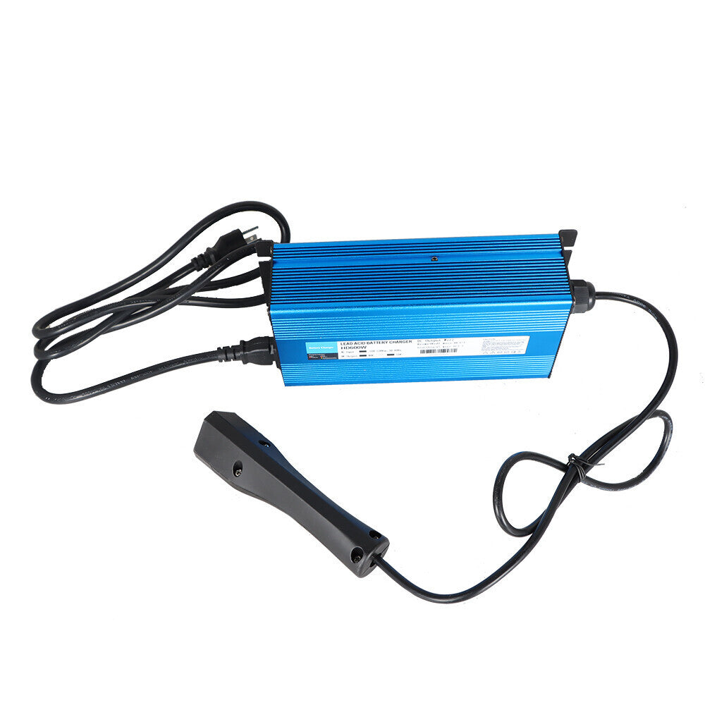 Golf Carts With Trickle Charge 48V 10A Battery Charger For E-Z-Go RXV - Blue