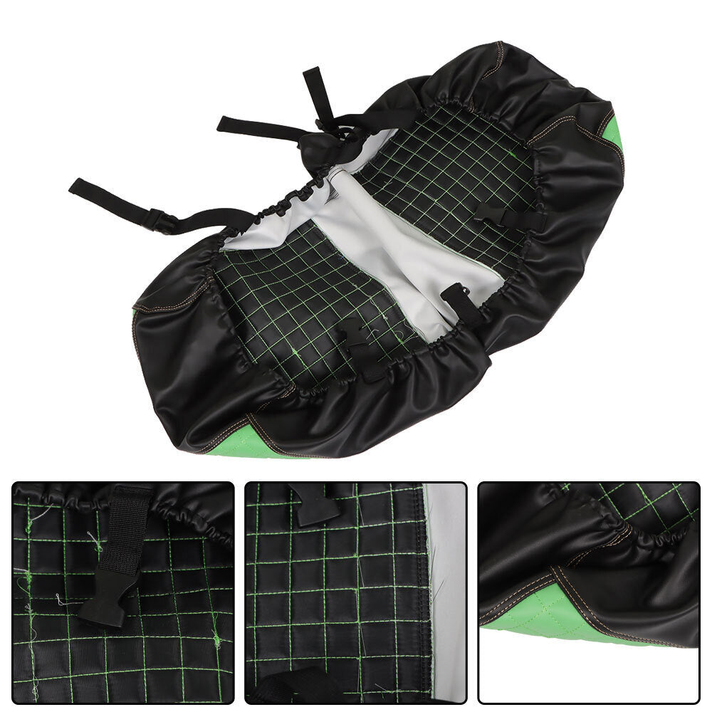 Front & Rear Seat Covers For Club Car DS 2000.5-Up Golf Carts Green