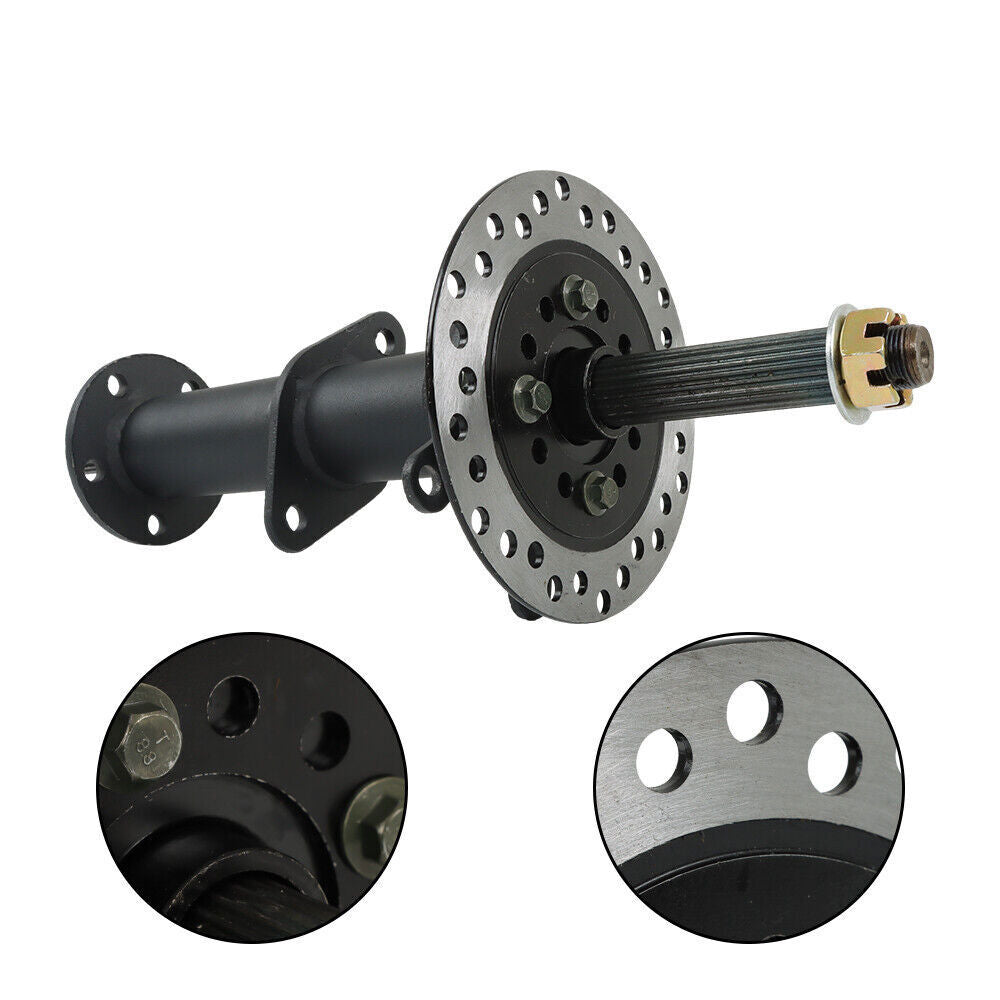 For Go Kart Golf Cart Drift Trike 40" Differential Rear Axle Kit 3 Stud Hub ATV