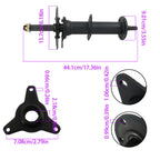 For Go Kart Golf Cart Drift Trike 40" Differential Rear Axle Kit 3 Stud Hub ATV