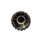 Chrome Semi Truck Hub Cover Wheel Set Rear 33mm Nut Covers Spiked Removable Caps