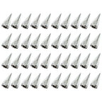 Chrome Semi Truck Hub Cover Wheel Set Rear 33mm Nut Covers Spiked Removable Caps