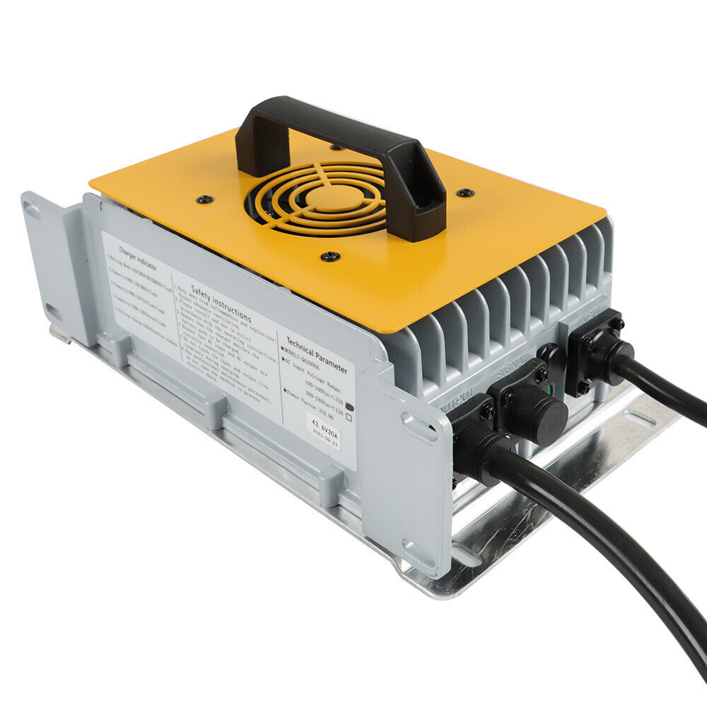 43.8Volt IP67 Lithium LiFePO4 Golf Battery Charger 30Amps (@110 VAC / 220 VAC)